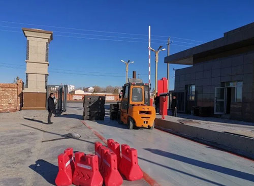 南京市計量院對26家糧食購銷公司56臺地磅進(jìn)行檢測